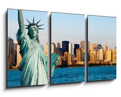 Obraz   New York Manhattan statue de la Libert, 90 x 50 cm