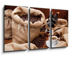 Obraz 3D tdln - 90 x 50 cm F_BS36526227 - Coffee still life