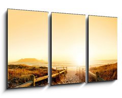 Obraz 3D tdln - 90 x 50 cm F_BS36708540 - Sunset HDR over the ocean