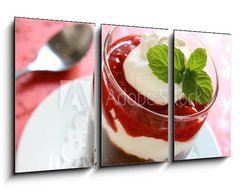 Obraz 3D tdln - 90 x 50 cm F_BS36810911 - Chocolate Pudding Parfait