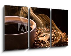 Obraz   Coffee, smoke and seeds, 90 x 50 cm