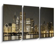 Obraz   Vintage Design: Chicago, 90 x 50 cm