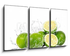 Obraz 3D tdln - 90 x 50 cm F_BS37016449 - lime splash