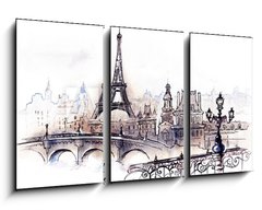 Obraz 3D tdln - 90 x 50 cm F_BS37143083 - Paris (series C)