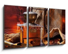 Obraz 3D tdln - 90 x 50 cm F_BS37176509 - Kaffeem hle Antik