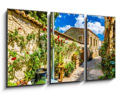 Obraz   Alacati street view in Alacati Town. Alacati is populer historical tourist destination in Turkey., 90 x 50 cm
