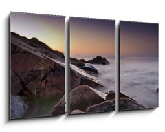 Obraz 3D tdln - 90 x 50 cm F_BS38104891 - the coast at sunrise