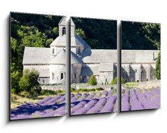 Obraz 3D tdln - 90 x 50 cm F_BS38511618 - Senanque abbey with lavender field, Provence, France