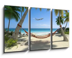 Obraz   Hamac aux carabes , holidays 06, 90 x 50 cm