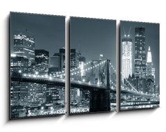 Obraz 3D tdln - 90 x 50 cm F_BS39647168 - New York City Brooklyn Bridge - Brooklynsk most v New Yorku