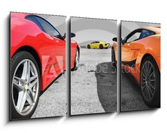 Obraz 3D tdln - 90 x 50 cm F_BS4076091 - voitures de course
