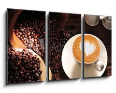 Obraz 3D tdln - 90 x 50 cm F_BS41229153 - Latte art - Latte umn