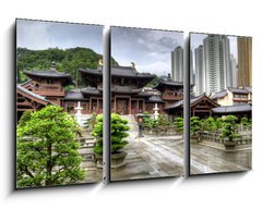 Obraz 3D tdln - 90 x 50 cm F_BS41250044 - Chi Lin Nunnery in Kowloon, Hong kong.