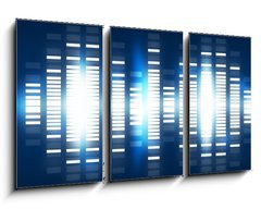 Obraz 3D tdln - 90 x 50 cm F_BS41593597 - Sound waves set. Music background