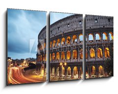 Obraz 3D tdln - 90 x 50 cm F_BS41743139 - Coliseum at night. Rome - Italy