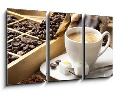 Obraz 3D tdln - 90 x 50 cm F_BS41785099 - Coffee in the world