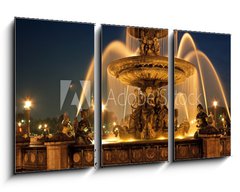 Obraz 3D tdln - 90 x 50 cm F_BS41937804 - Fountain, Place de la Concorde, Paris   Arena Photo UK - Fontna, Place de la Concorde, Paris Arena Photo UK