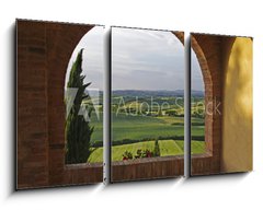 Obraz 3D tdln - 90 x 50 cm F_BS42053600 - sguardo sulla toscana