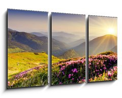 Obraz 3D tdln - 90 x 50 cm F_BS42149928 - mountain landscape