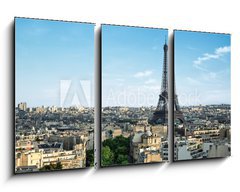 Obraz 3D tdln - 90 x 50 cm F_BS42449160 - Tour Eiffel Paris France