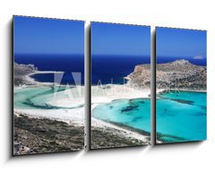 Obraz 3D tdln - 90 x 50 cm F_BS42702547 - Gramvousa and Balos. Crete, Greece