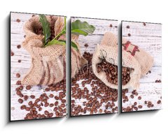 Obraz 3D tdln - 90 x 50 cm F_BS42808364 - Jutes ckchen voll mit Kaffee