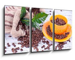 Obraz 3D tdln - 90 x 50 cm F_BS42809058 - duftender Kaffee