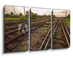 Obraz 3D tdln - 90 x 50 cm F_BS43109712 - railway - eleznice