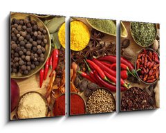 Obraz 3D tdln - 90 x 50 cm F_BS43282253 - Spices and herbs - Koen a byliny