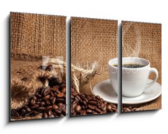 Obraz 3D tdln - 90 x 50 cm F_BS43457581 - coffee