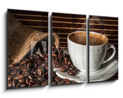 Obraz 3D tdln - 90 x 50 cm F_BS43469895 - coffee