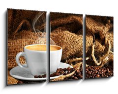 Obraz 3D tdln - 90 x 50 cm F_BS43490809 - coffee