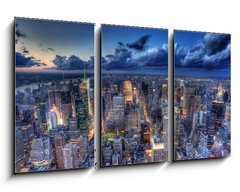 Obraz 3D tdln - 90 x 50 cm F_BS43839056 - New York by night.