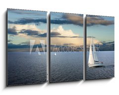 Obraz 3D tdln - 90 x 50 cm F_BS43878494 - Sail boat