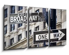 Obraz 3D tdln - 90 x 50 cm F_BS44492222 - Panneau Broadway   New-York