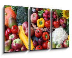 Obraz 3D tdln - 90 x 50 cm F_BS44492471 - Vegetable stall