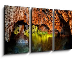 Obraz 3D tdln - 90 x 50 cm F_BS45743759 - Cenote, underwater cave, Yucatan