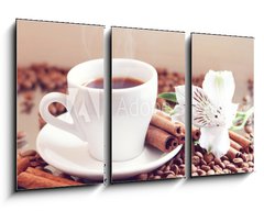 Obraz   black coffee mug, 90 x 50 cm
