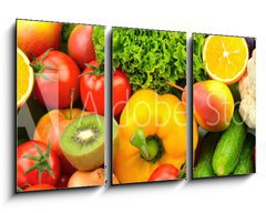 Obraz 3D tdln - 90 x 50 cm F_BS45963469 - fruits and vegetables