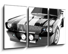 Obraz   Black Classical Sports Car, 90 x 50 cm