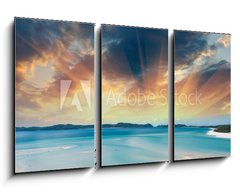 Obraz 3D tdln - 90 x 50 cm F_BS47173000 - Wonderful colors of Whitsunday Islands on winter season, Austral