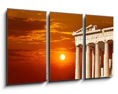 Obraz 3D tdln - 90 x 50 cm F_BS47255004 - Parthenon temple on the Athenian Acropolis, Greece