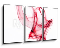 Obraz 3D tdln - 90 x 50 cm F_BS4907803 - Red smoke