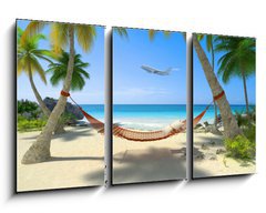 Obraz 3D tdln - 90 x 50 cm F_BS49786693 - Tropical destination