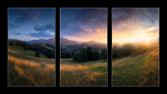 Obraz 3D tdln - 90 x 50 cm F_BS503264919 - Sunset in Zazriva