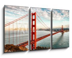 Obraz 3D tdln - 90 x 50 cm F_BS51909292 - Golden Gate Bridge, San Francisco