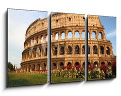 Obraz 3D tdln - 90 x 50 cm F_BS54472561 - The Colosseum in Rome, Italy