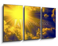 Obraz 3D tdln - 90 x 50 cm F_BS5774703 - Golden rays - Zlat paprsky