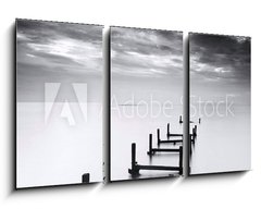 Obraz 3D tdln - 90 x 50 cm F_BS57848168 - broken jetty