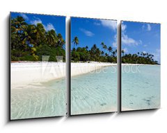 Obraz   Landscape of of Maina Island in Aitutaki Lagoon Cook Islands, 90 x 50 cm